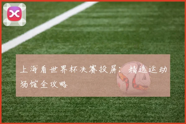 上海看世界杯决赛投屏：精选运动场馆全攻略