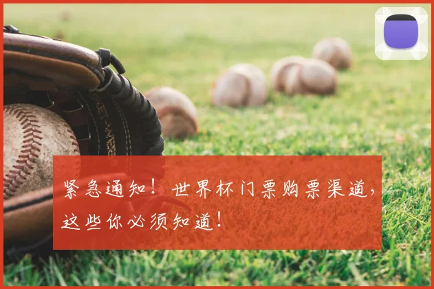 紧急通知！世界杯门票购票渠道，这些你必须知道！